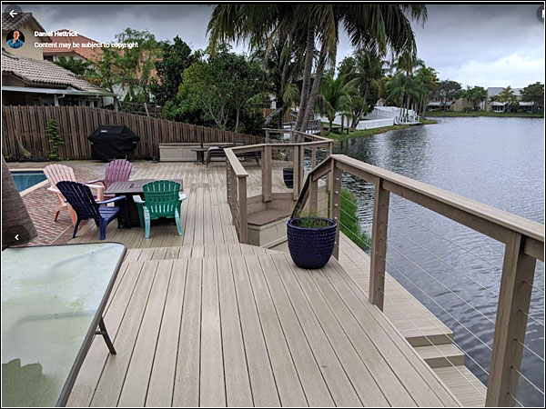 Custom deck by Morrison Contractors